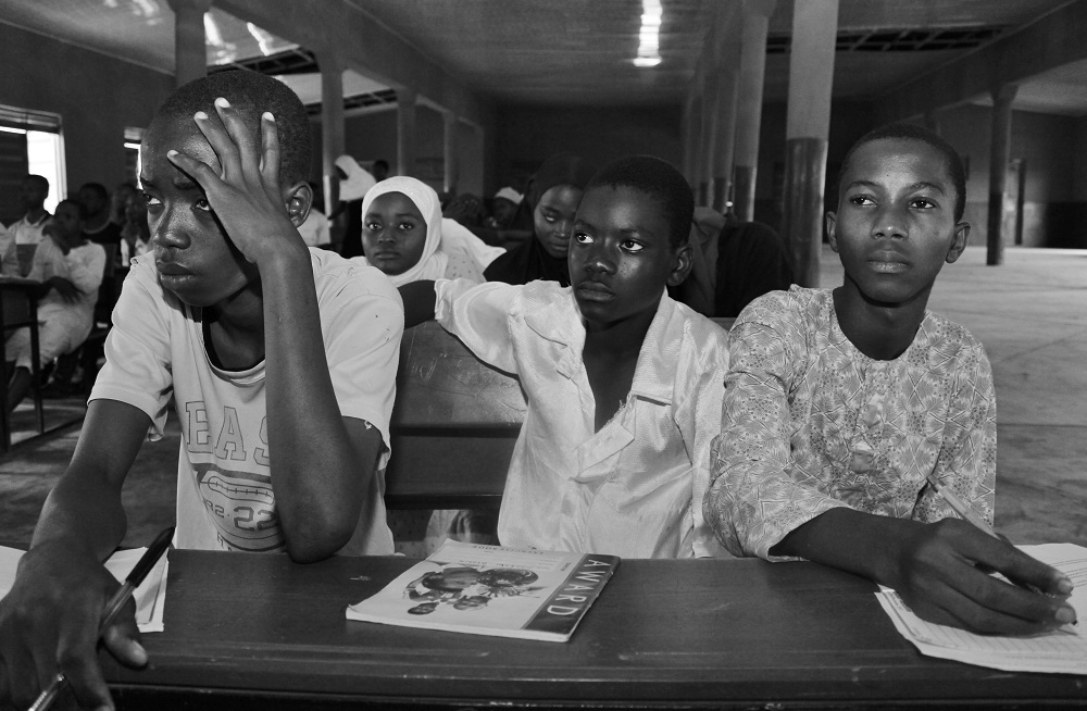A cross-section of participants at the first YOUTH NGAGE session held at ISEYIN DISTRICT GRAMMAR SCHOOL (IDGS), Iseyin, Oyo state, on the 4th of July 2015.﻿